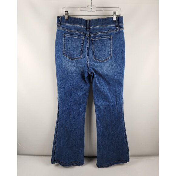 Spanx Jeans Womens XL Blue Bootcut Flare Denim (34x29) 20456R - Picture 7 of 10